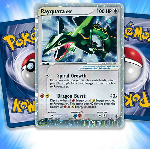 Rayquaza – Legendary dragon  of the skies.